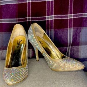 Gold Studded Heel’s